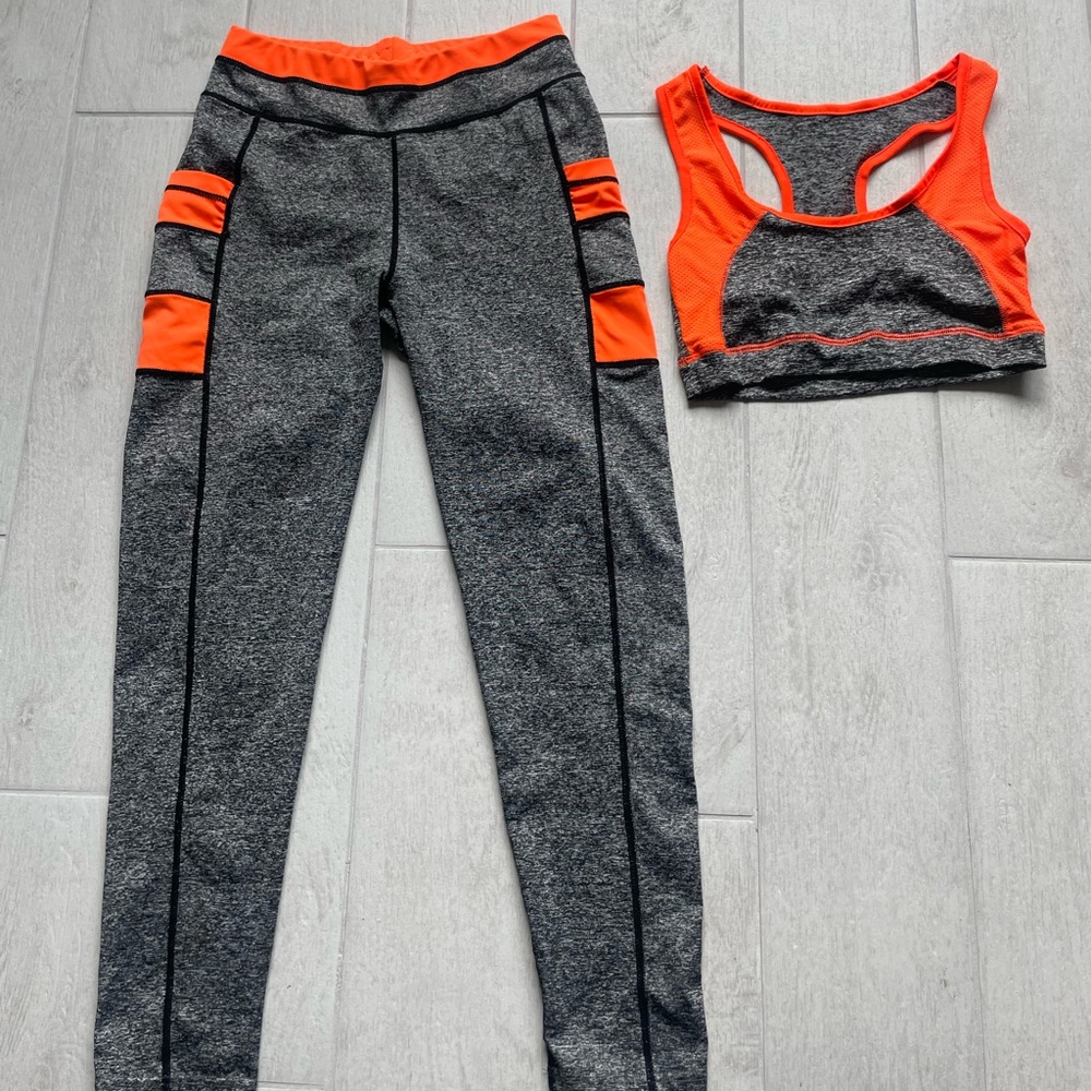 Athletic Top and leggings set